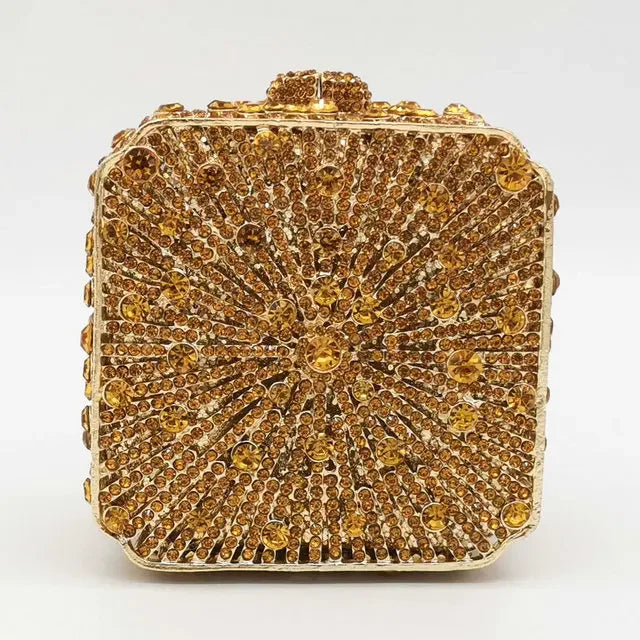 Crystal Minaudiere Evening Clutch