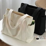 Canvas College Shoulder Bag