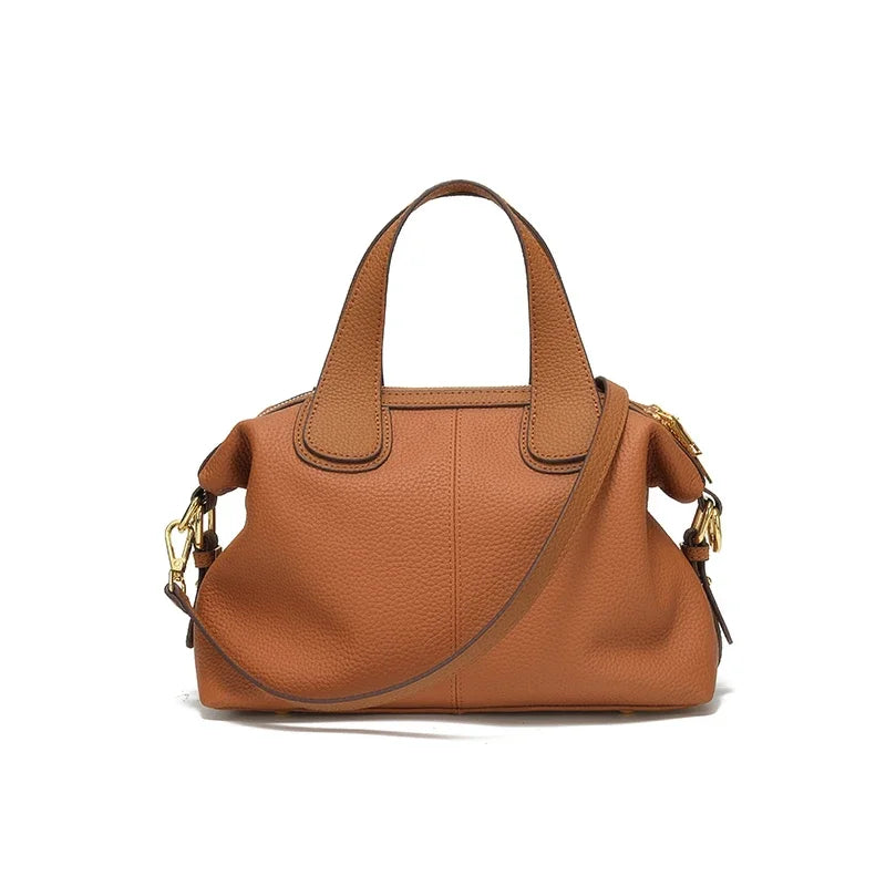 Retro Cowhide Pillow Bag
