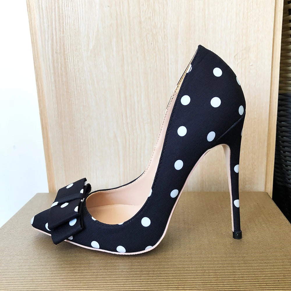 Polka Dot Bow Pumps