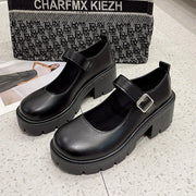 Vintage Platform Buckle Pumps