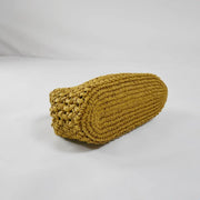 Woven Straw Chain Handbag