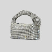 Crystal Knot Handle Clutch