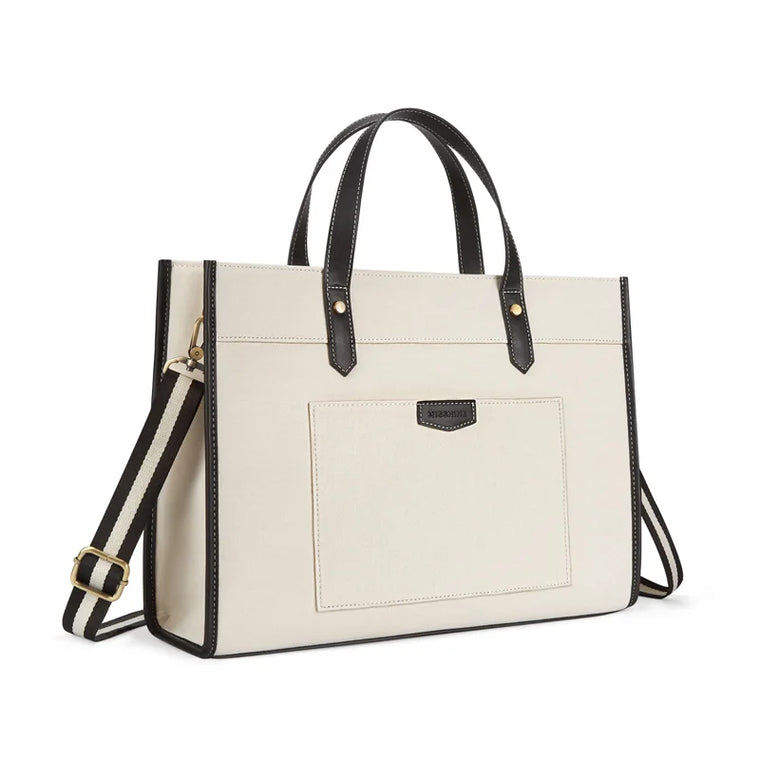 Canvas Laptop Briefcase Tote