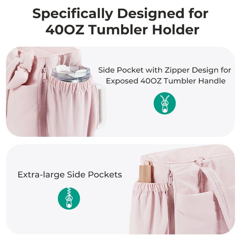 Multi Pocket Commuter Tote