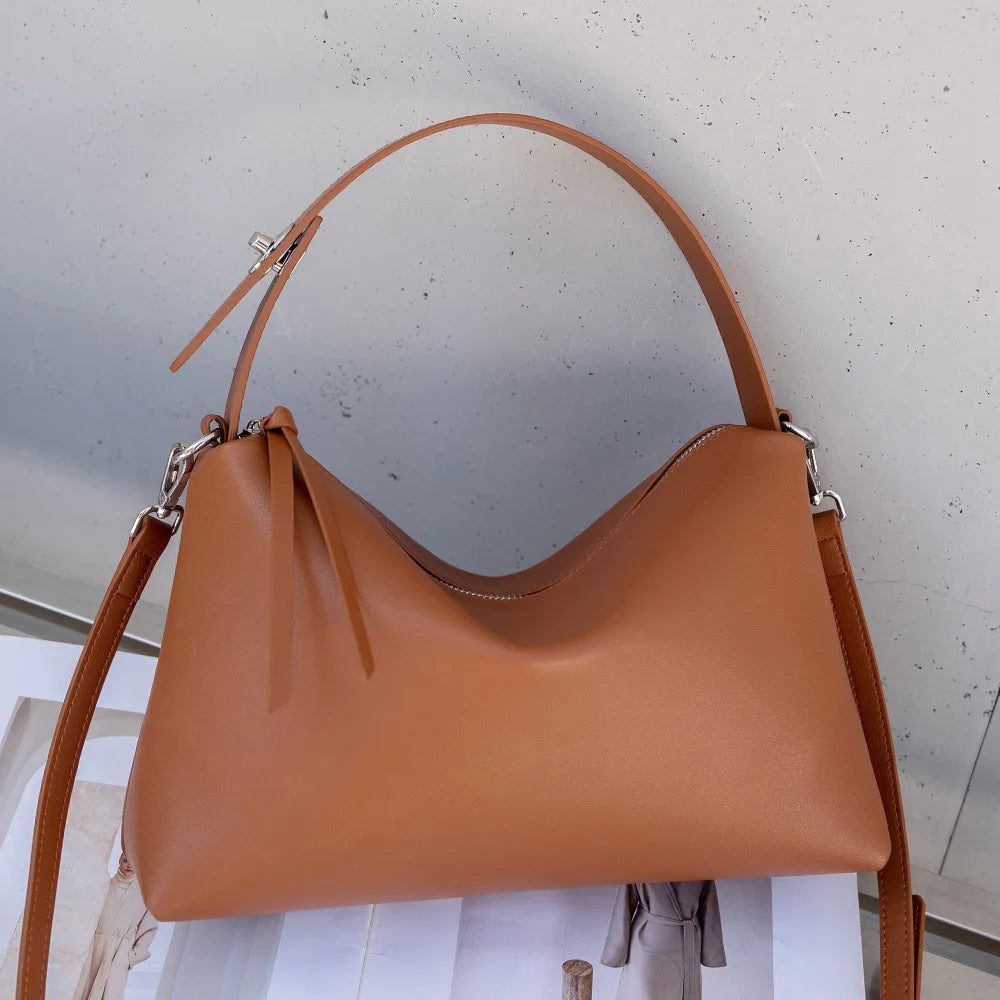 Suede Boston Shoulder Bag