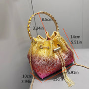 Crystal Bucket Evening Bag