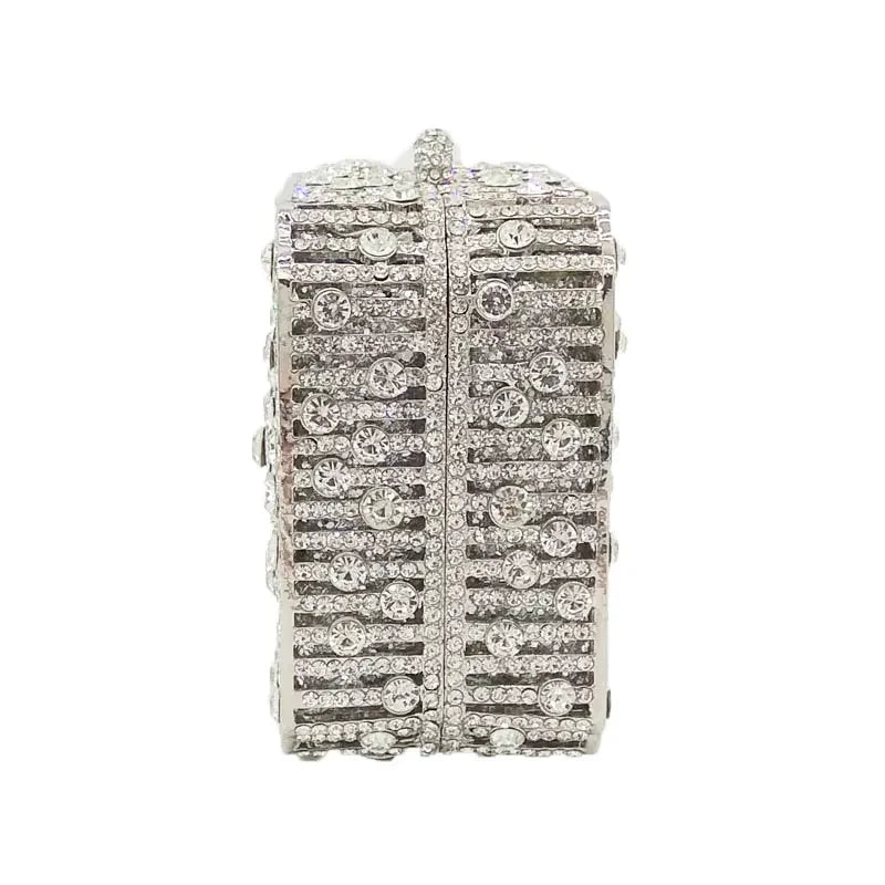 Crystal Minaudiere Evening Clutch