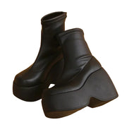 Gothic Platform Ankle Boots