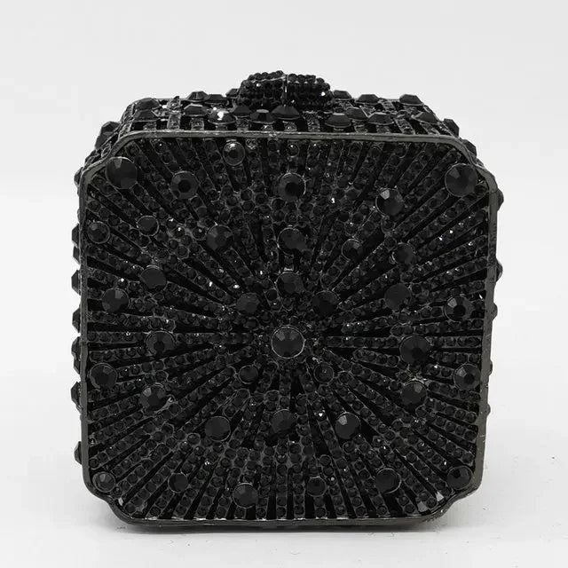Crystal Minaudiere Evening Clutch
