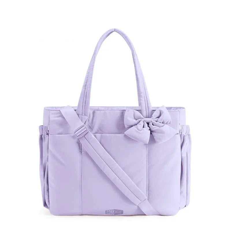 BAGSMART Large Capacity Tote Bag for Women Versatile Commuting Handbag Messenger Multiple Pockets Shoulder Sport Bag