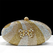 Rhinestone Top Handle Clutch