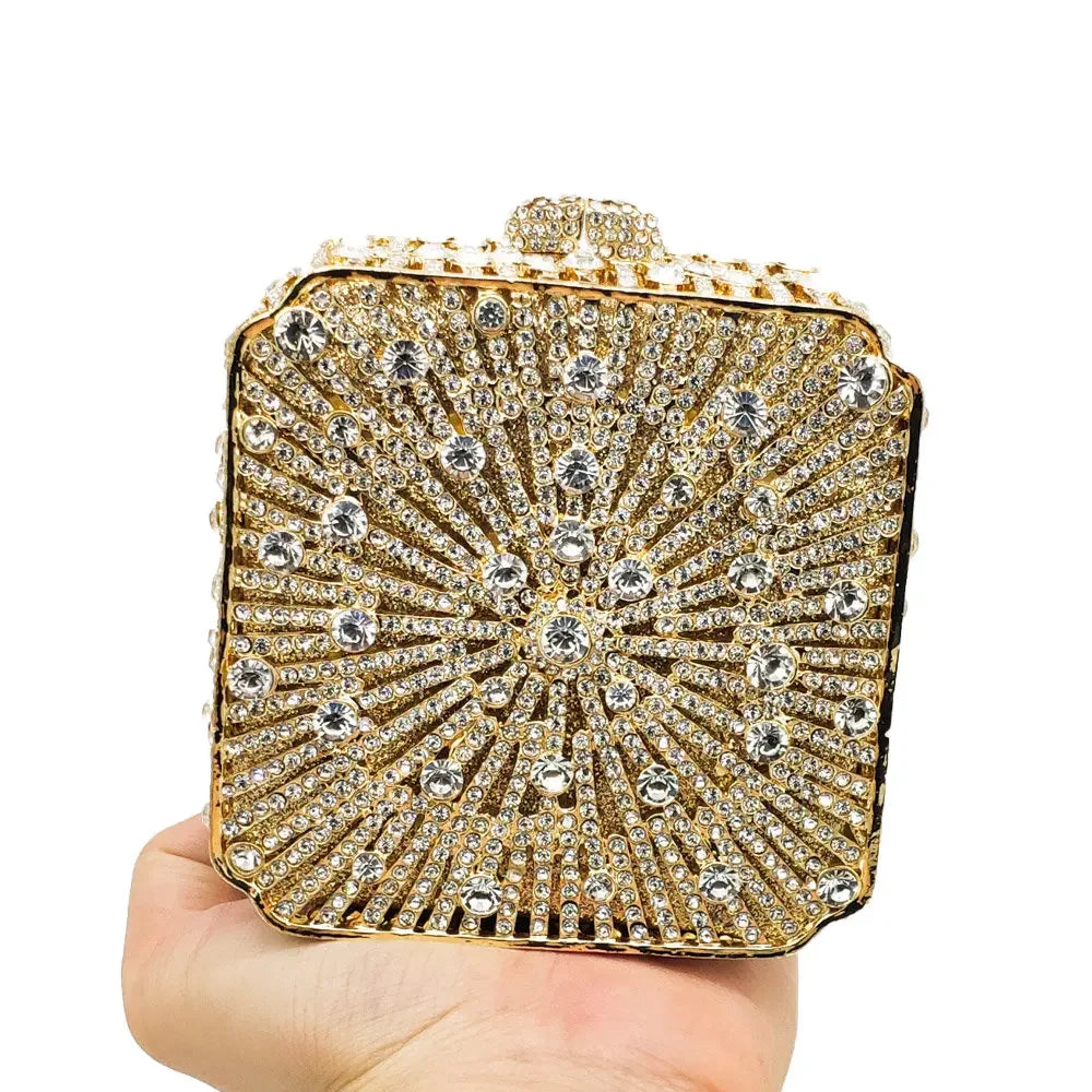 Crystal Minaudiere Evening Clutch