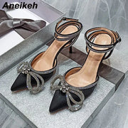 Crystal Butterfly Pointed Pumps