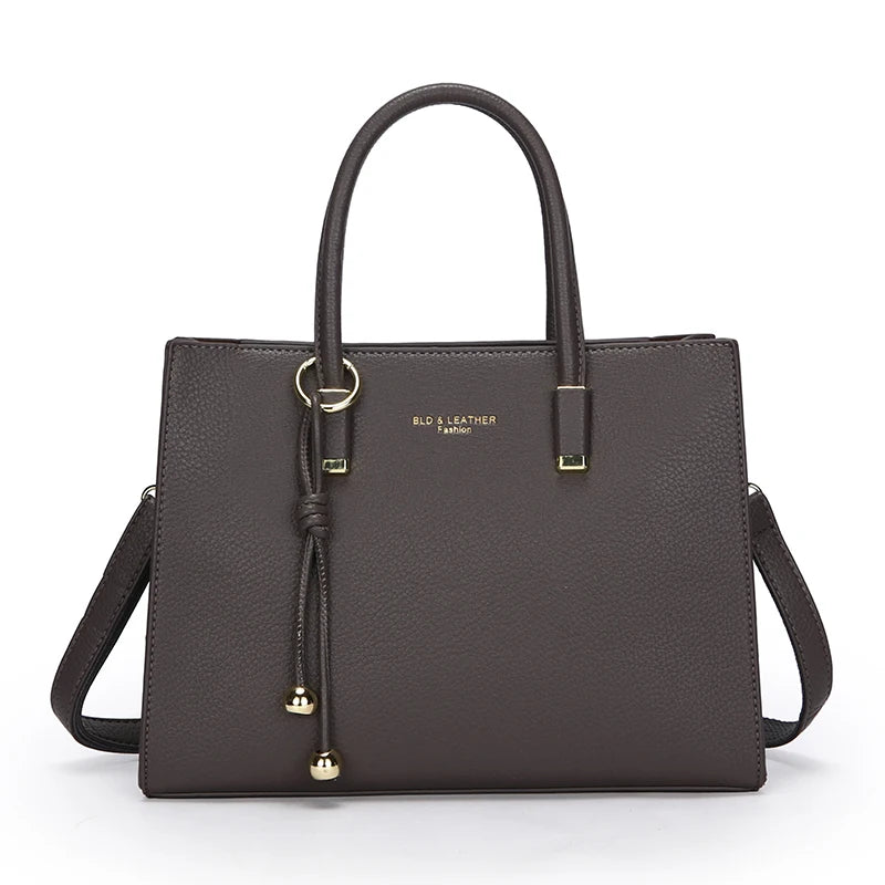 Three Compartment Shoulder Tote