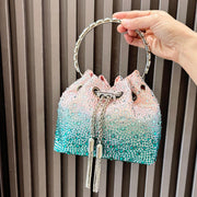Crystal Bucket Evening Bag