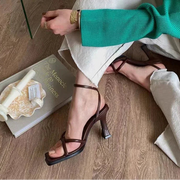 Square Toe Block Sandals