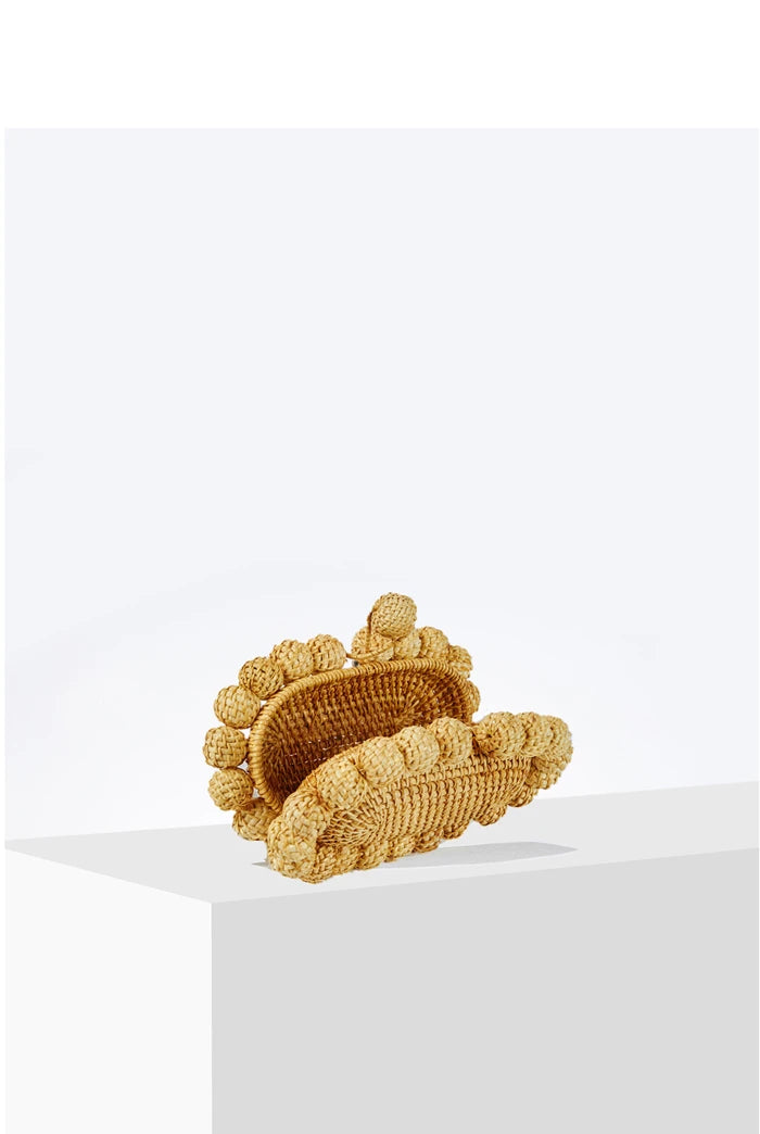 Woven Rattan Egg Clutch