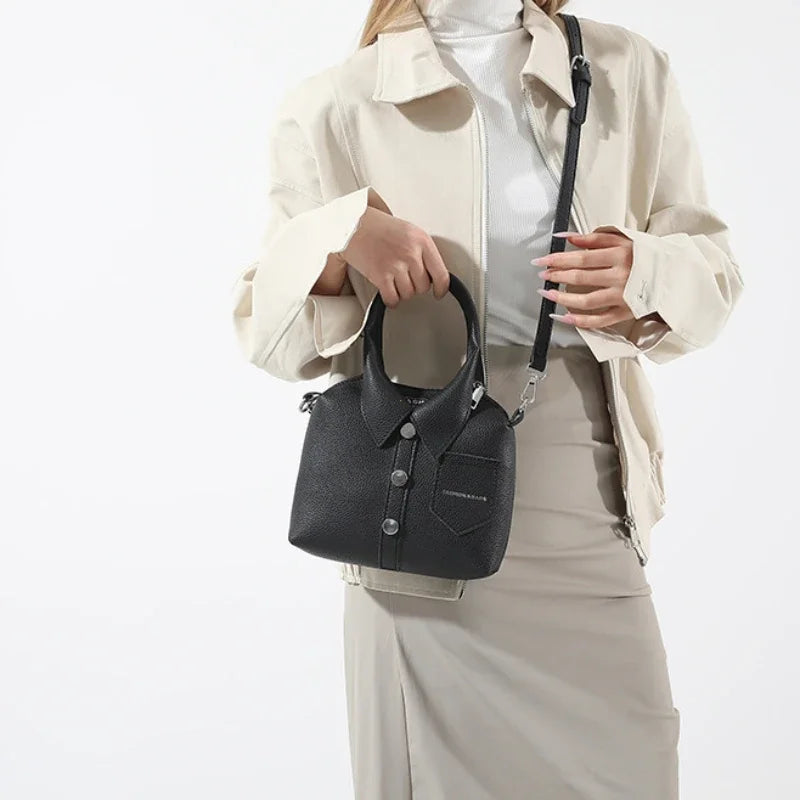 PU Square Compact Shoulder and Crossbody Bags Zipper Unique Design High Quality Hand Bags for Women 2026 Designer Style Bolso