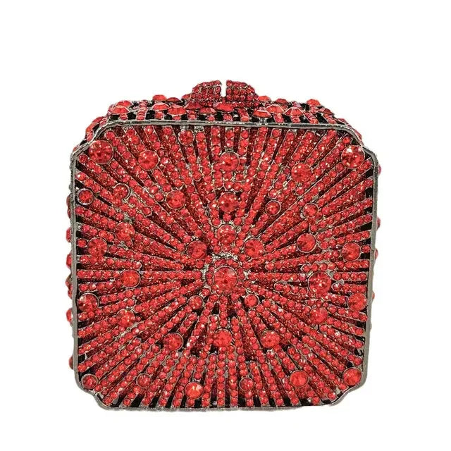 Crystal Minaudiere Evening Clutch