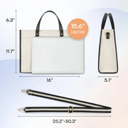 Canvas Laptop Briefcase Tote