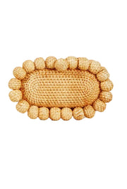 Woven Rattan Egg Clutch