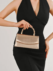 Rose Gold Crystal Clutch
