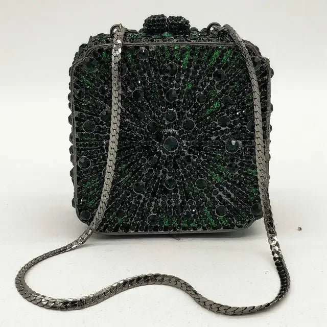 Crystal Minaudiere Evening Clutch