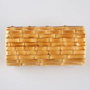 Natural Bamboo Evening Clutch