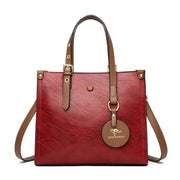 Three Layer Leather Tote