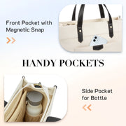 Canvas Laptop Briefcase Tote