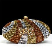Rhinestone Top Handle Clutch