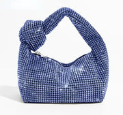 Crystal Knot Handle Clutch