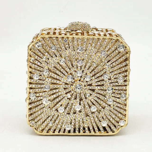 Crystal Minaudiere Evening Clutch