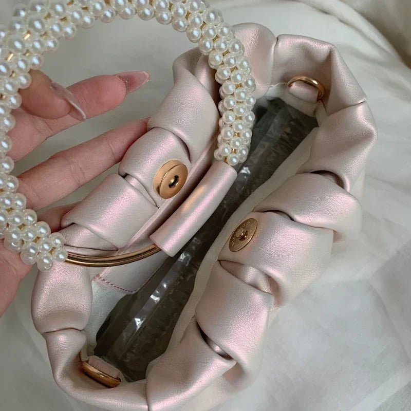 Pearl Handle Evening Clutch