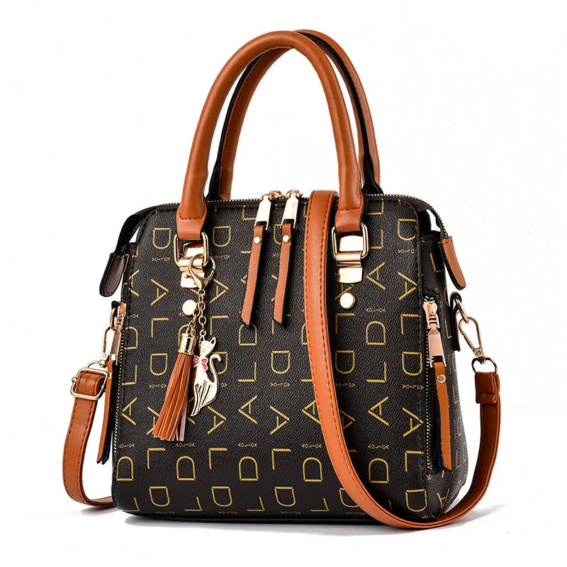 Tassel Letter Commuter Tote