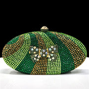 Rhinestone Top Handle Clutch