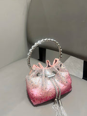 Crystal Bucket Evening Bag