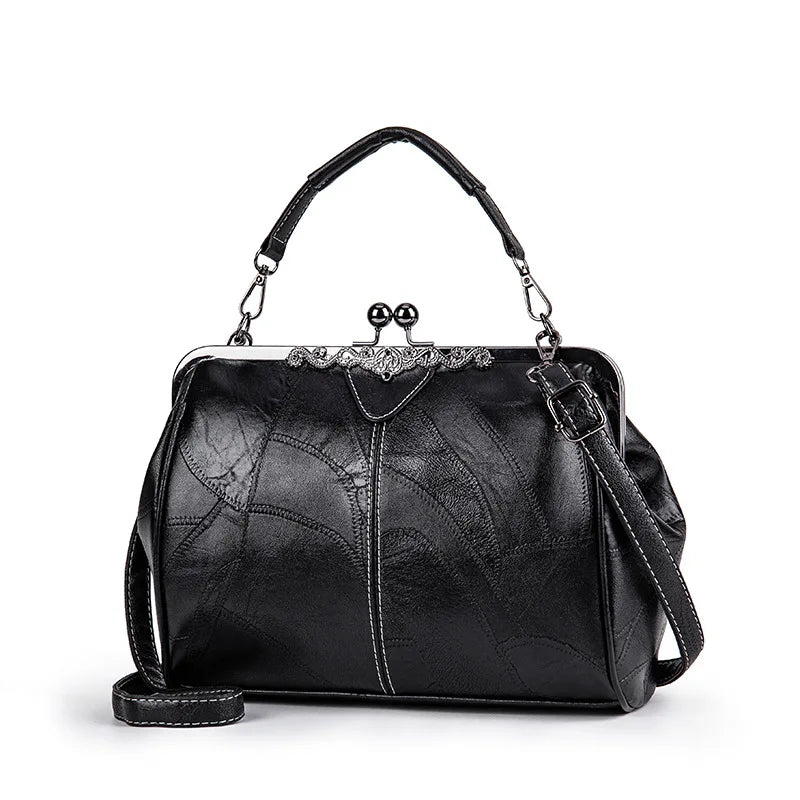 Clip Closure Hobo Bag