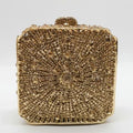 Boutique De FGG (in stock) Crystal Women Evening Clutch Bag Wedding Bridal Minaudiere Box Rhinestone Handbags and Purses