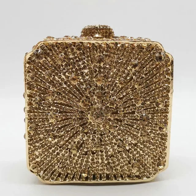 Crystal Minaudiere Evening Clutch