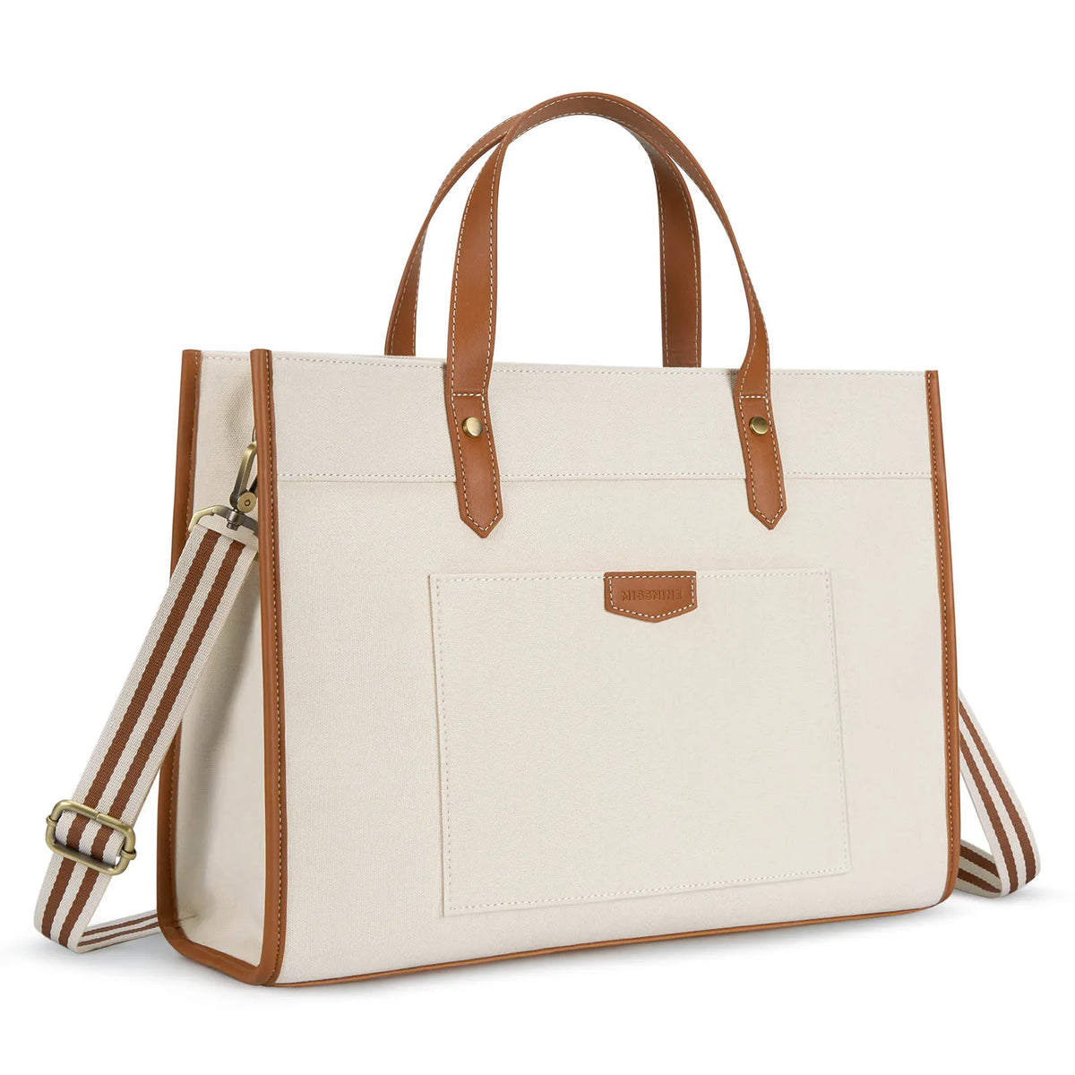 Canvas Laptop Briefcase Tote