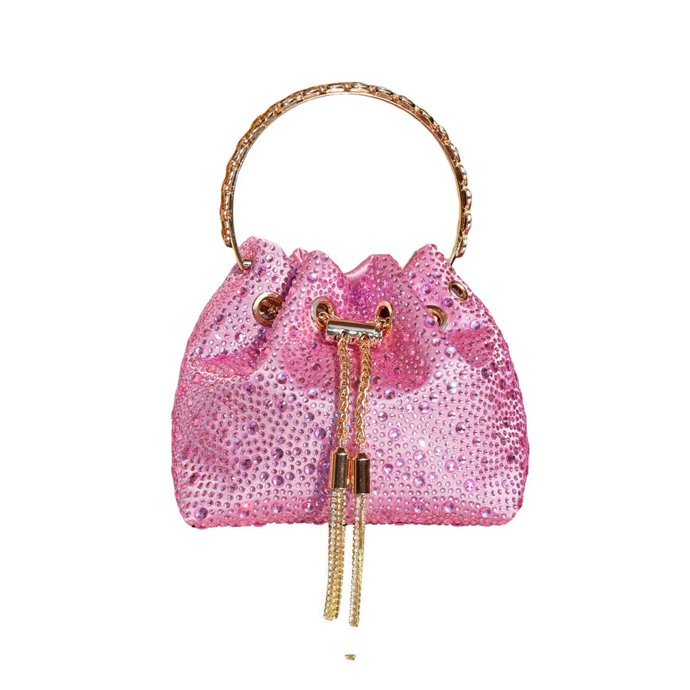 Crystal Bucket Evening Bag