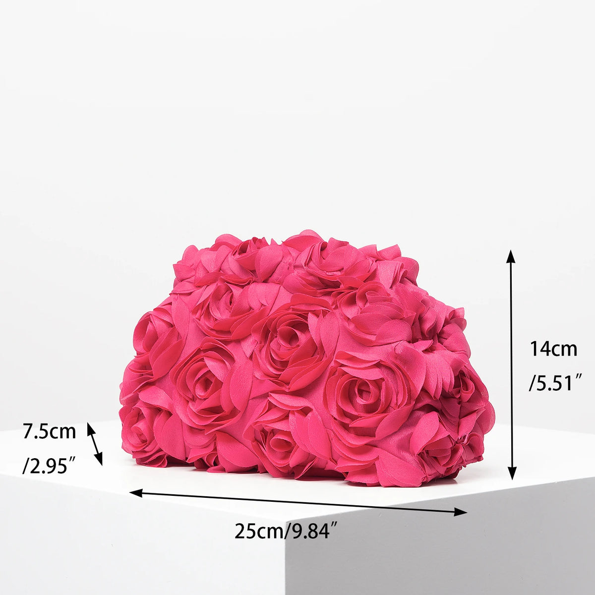 Floral Kisslock Prom Clutch