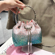 Crystal Bucket Evening Bag