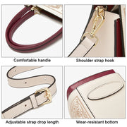 Scarf Accent Office Tote