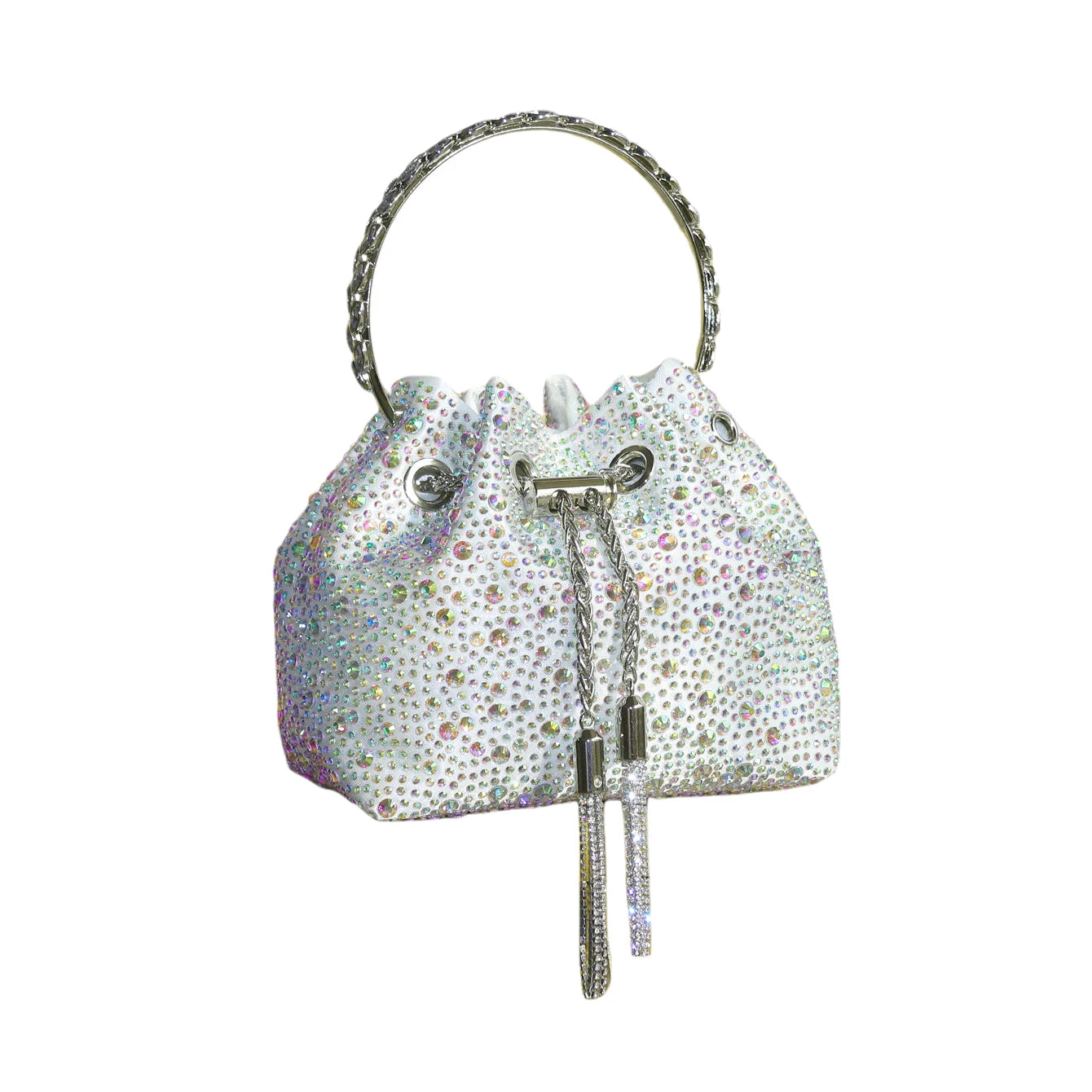 Crystal Bucket Evening Bag
