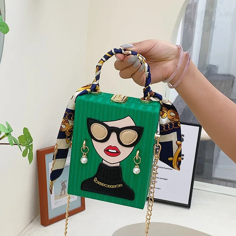 Structured Box Shoulder Bag