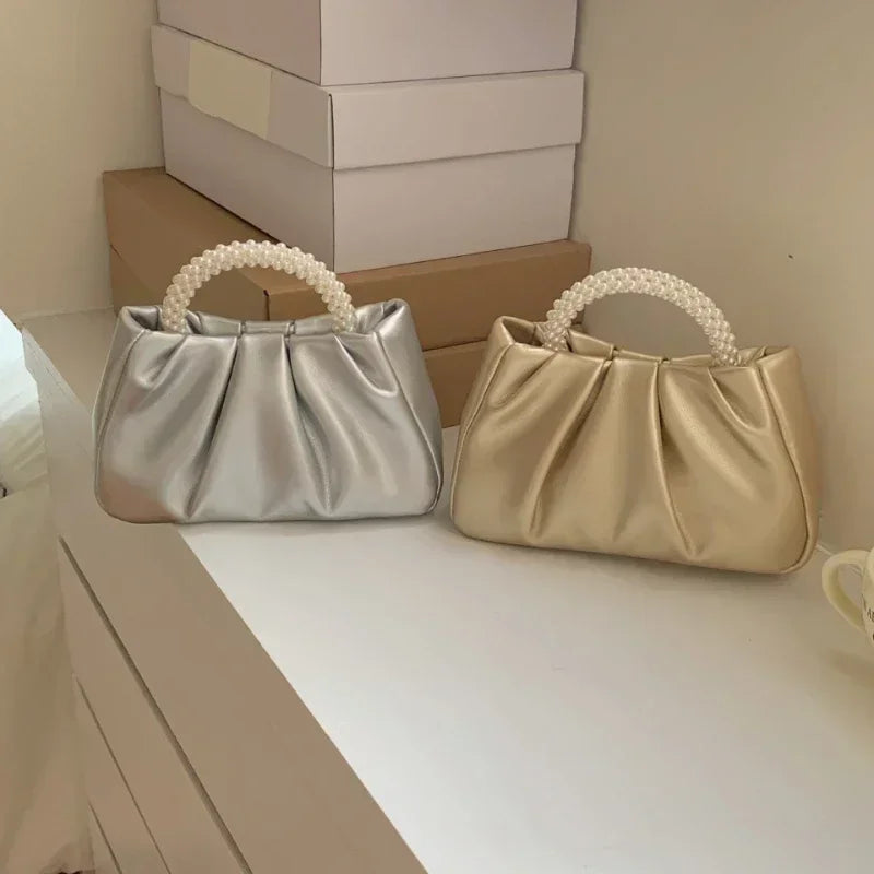 Pearl Handle Evening Clutch