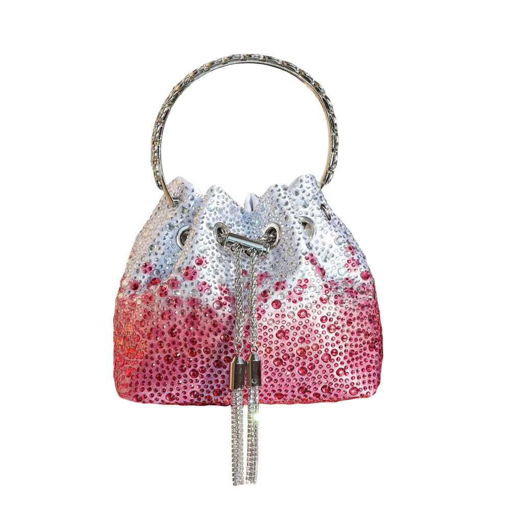 Crystal Bucket Evening Bag